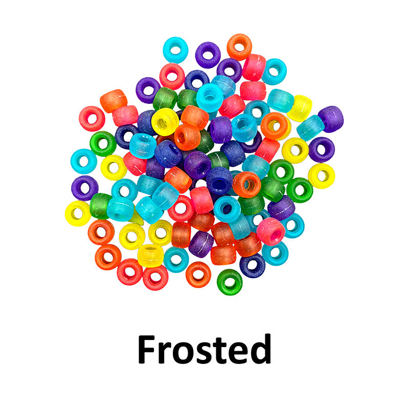 Colourful Pony Beads (100pcs/pkt)