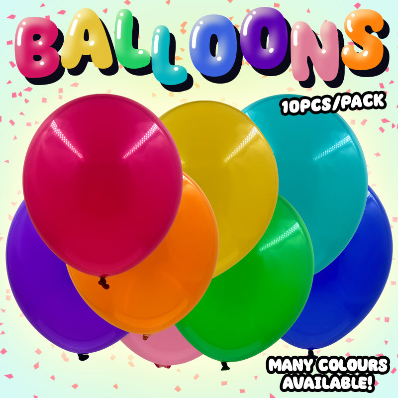 10" Party Balloons (10pcs/pkt)
