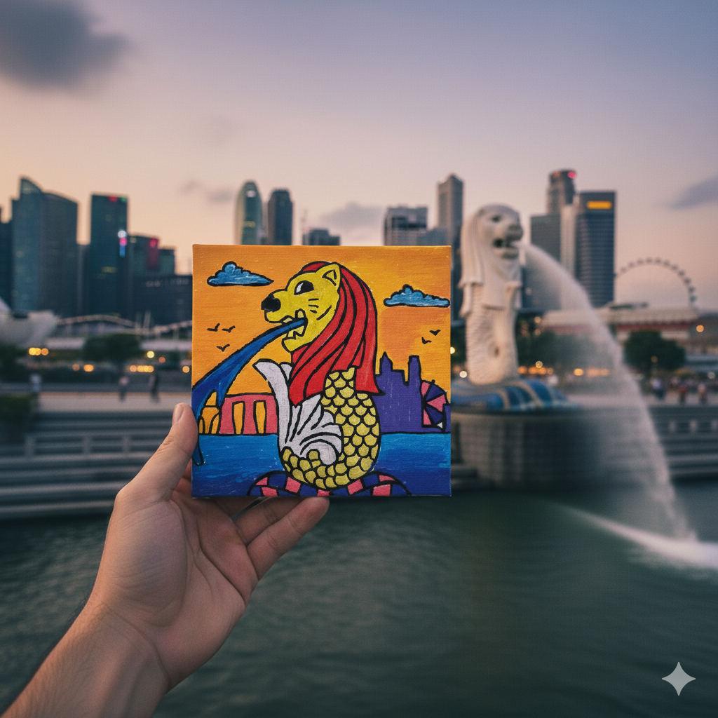 Canvas Panel Painting Set (Singapore Edition)