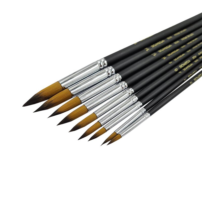 Nylon Artist Brush Set #803 / #804 (9pcs/pack)