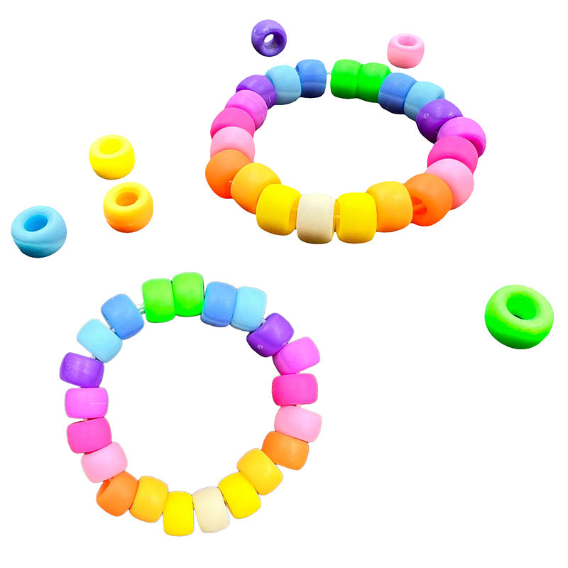 Colourful Pony Beads (100pcs/pkt)