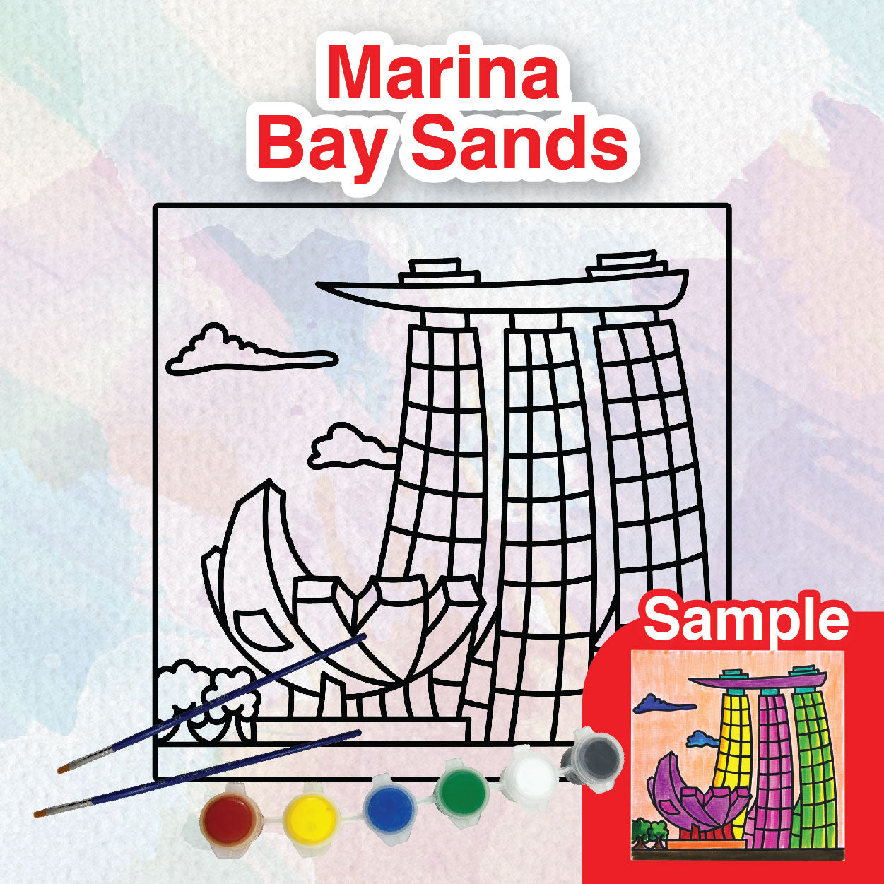 Canvas Panel Painting Set (Singapore Edition)