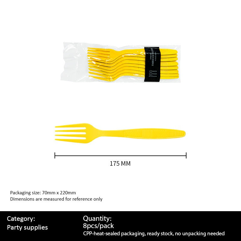 Plastic Party Tableware (Spoon / Fork / Knife)