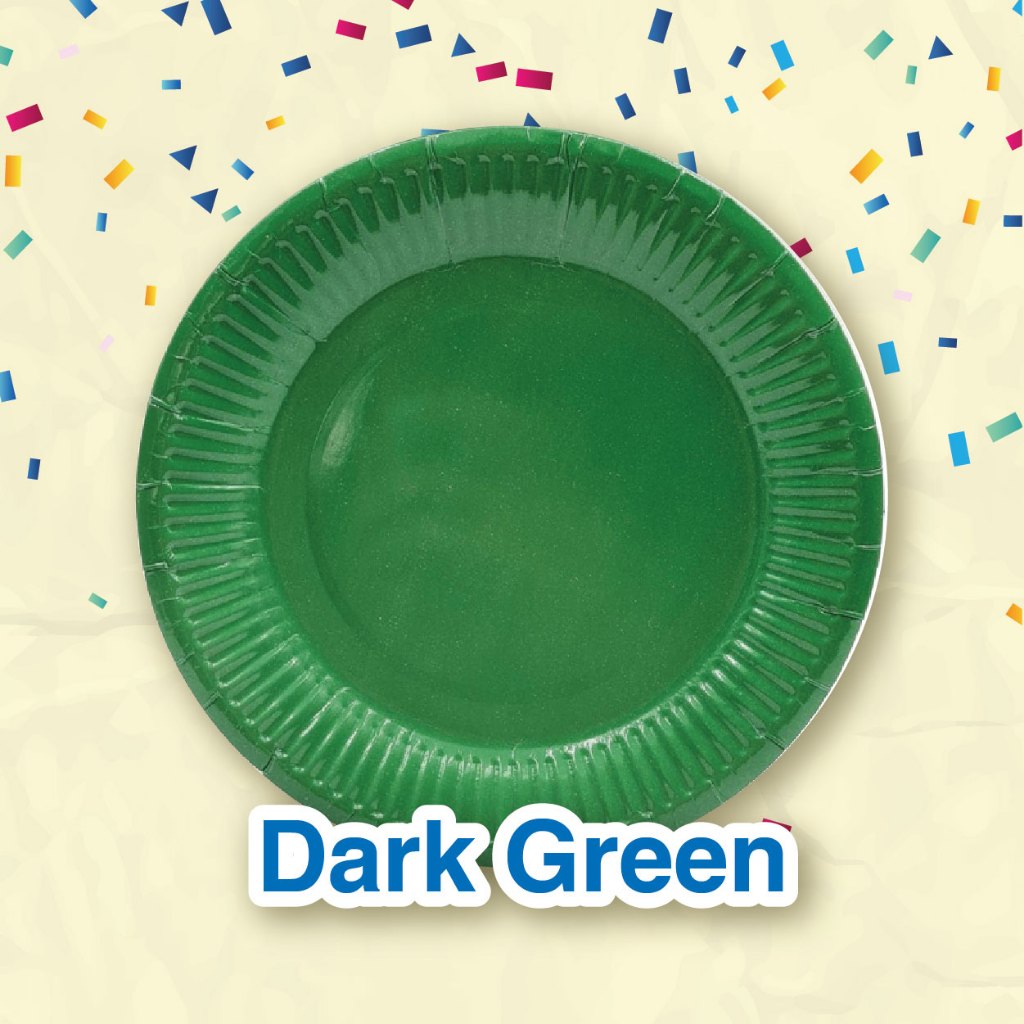 Coloured Paper Plate 7" (10pcs/pkt)