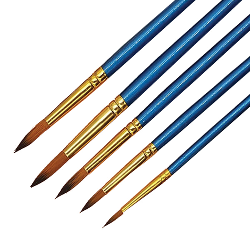 #501 Blue Nylon Brush Set (5pcs/pack)