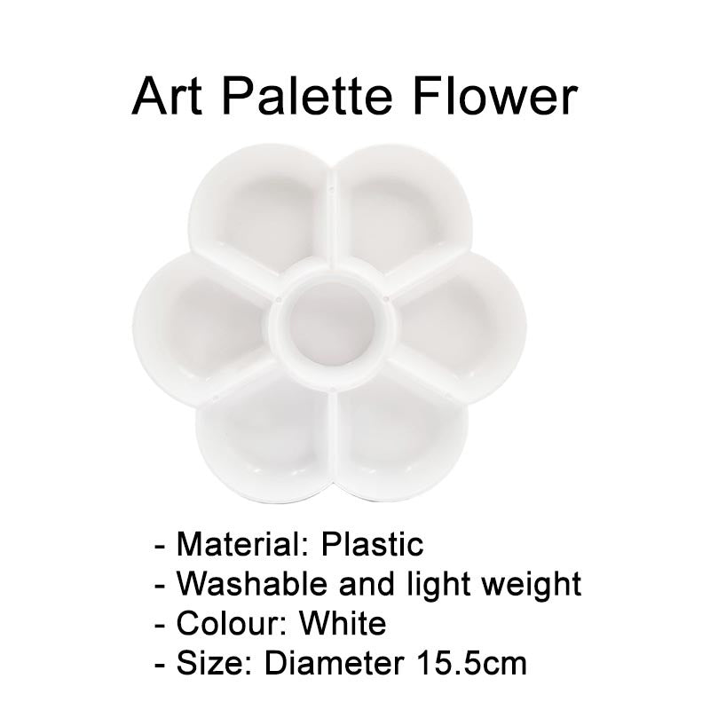 Painting Materials (Nylon Brush / Art Palette / Coloured Pail)