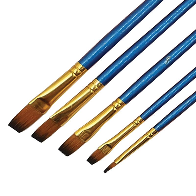 #501 Blue Nylon Brush Set (5pcs/pack)