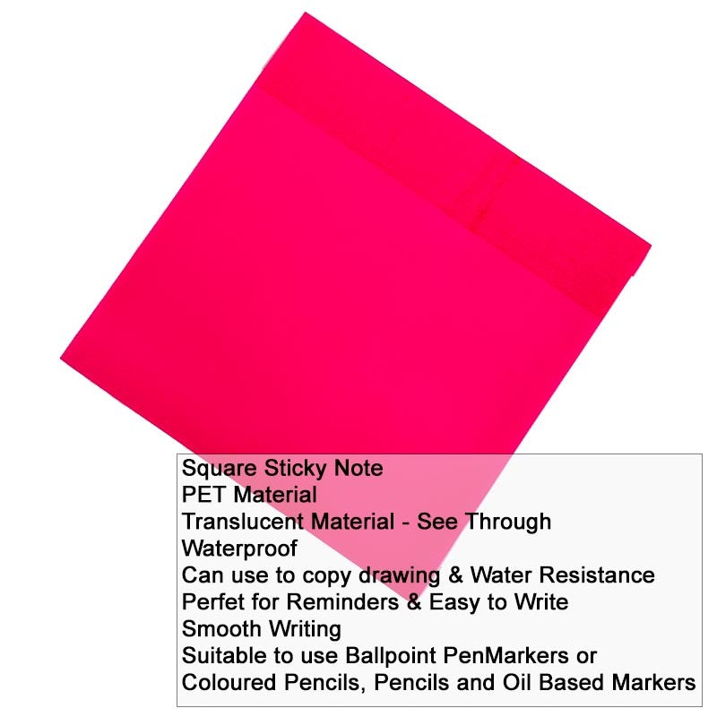 Sticky Note Pad (PVC)