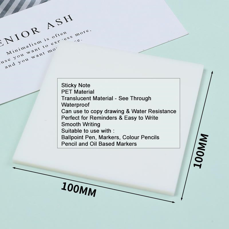 Sticky Note Pad (PVC)