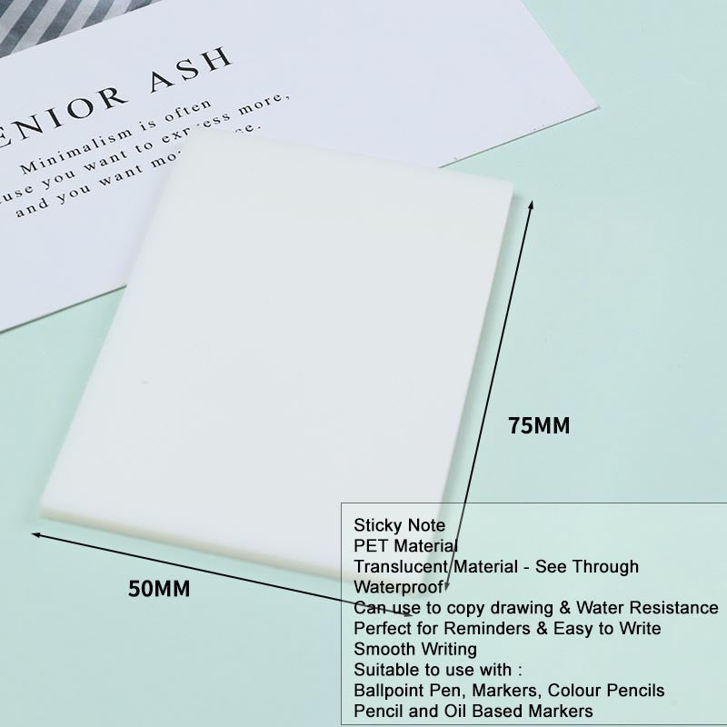 Sticky Note Pad (PVC)