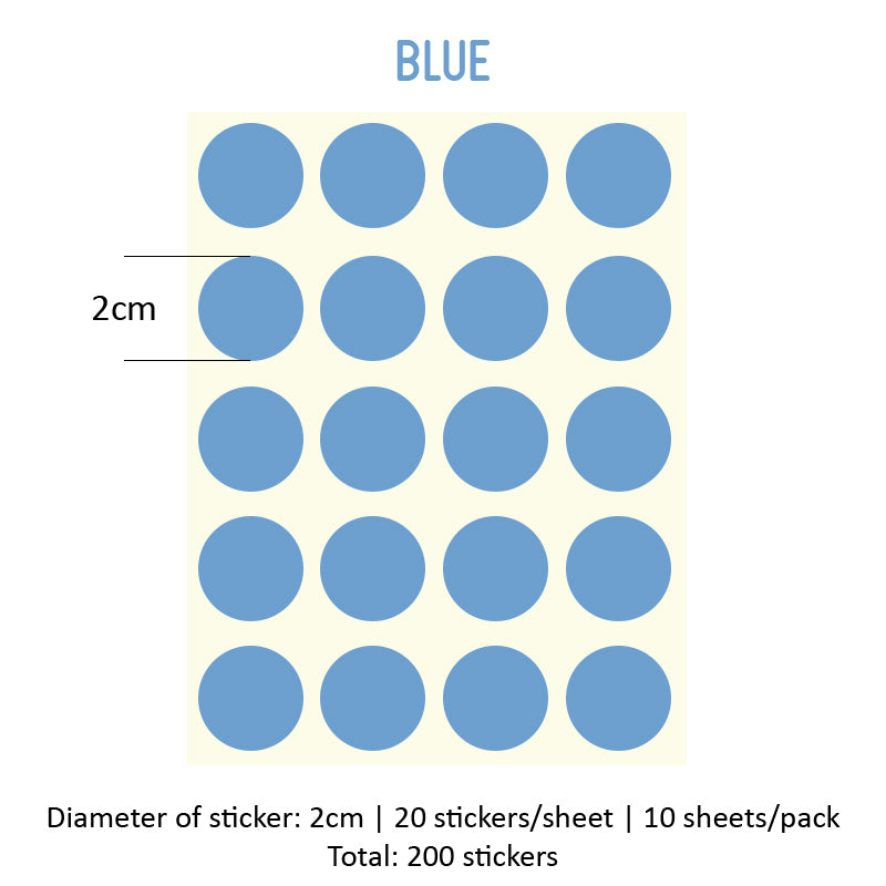 Round Dot Stickers