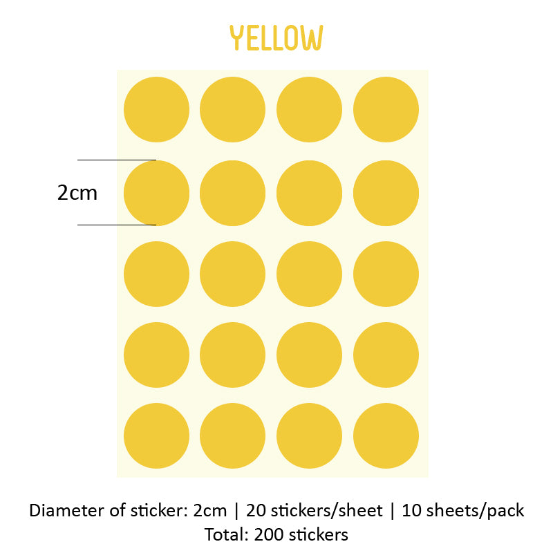 Round Dot Stickers