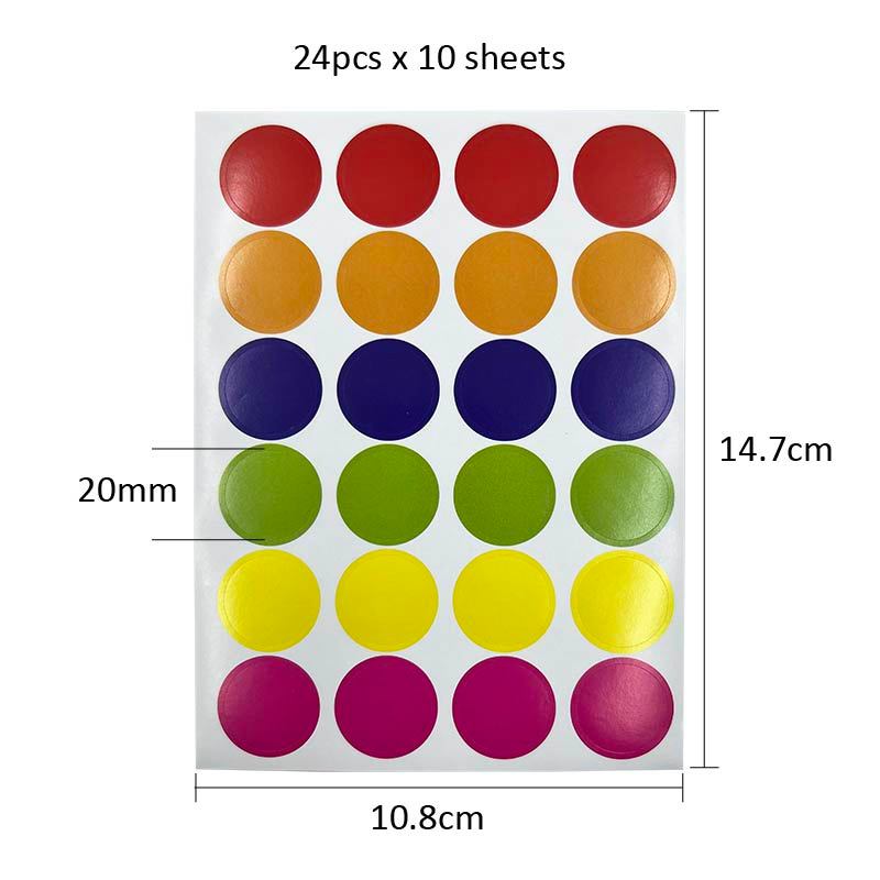 Round Dot Stickers