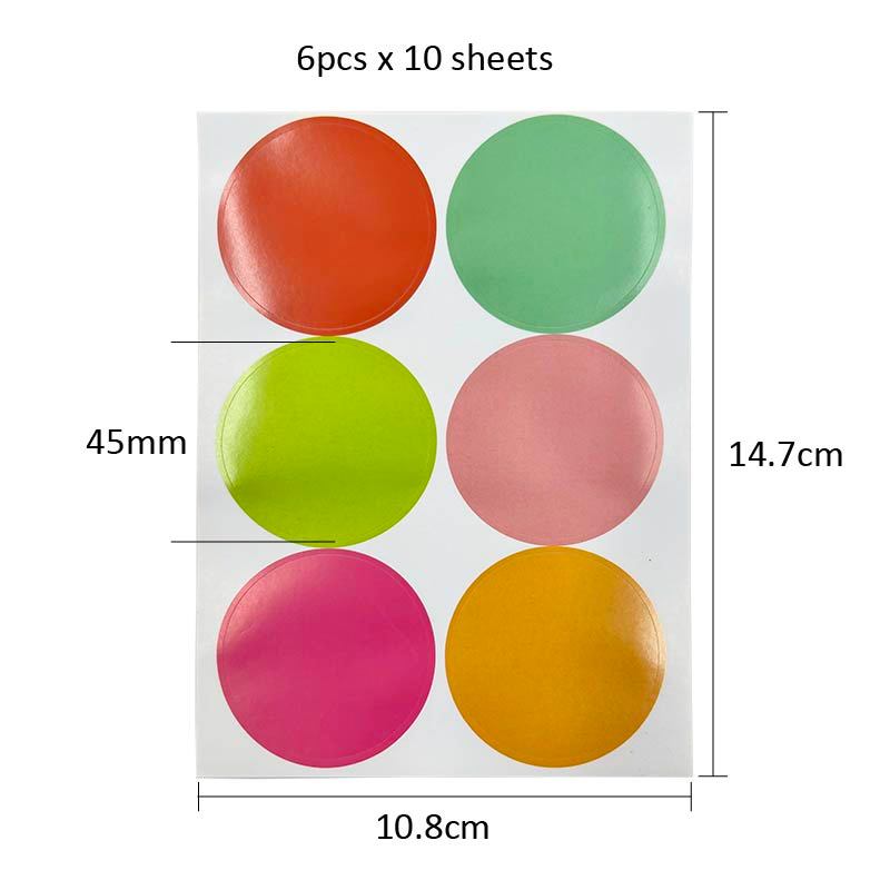 Round Dot Stickers