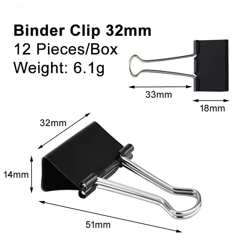 Metal Binder Clip / Paper Clip / Colourful Push Pin