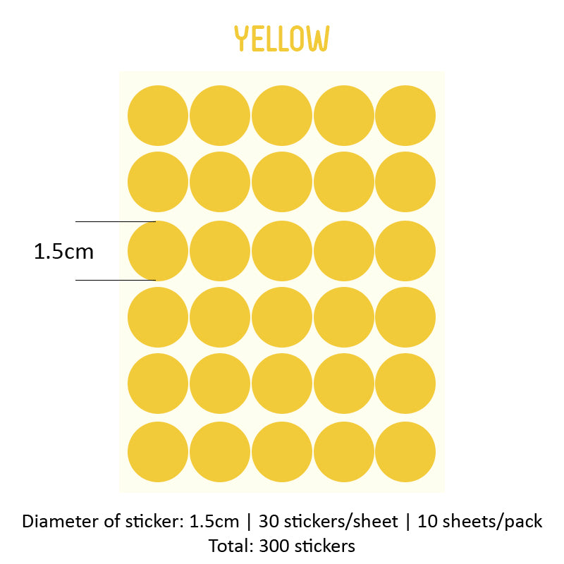 Round Dot Stickers