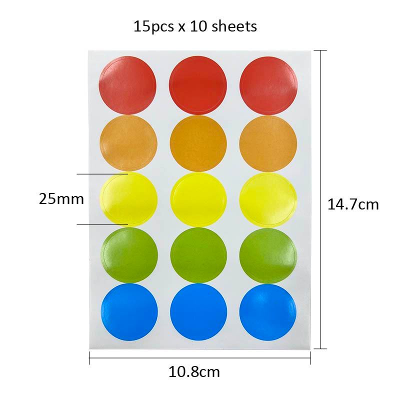 Round Dot Stickers