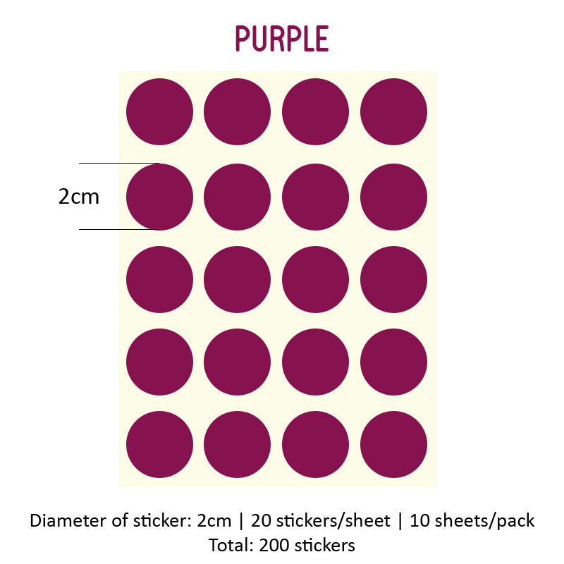 Round Dot Stickers