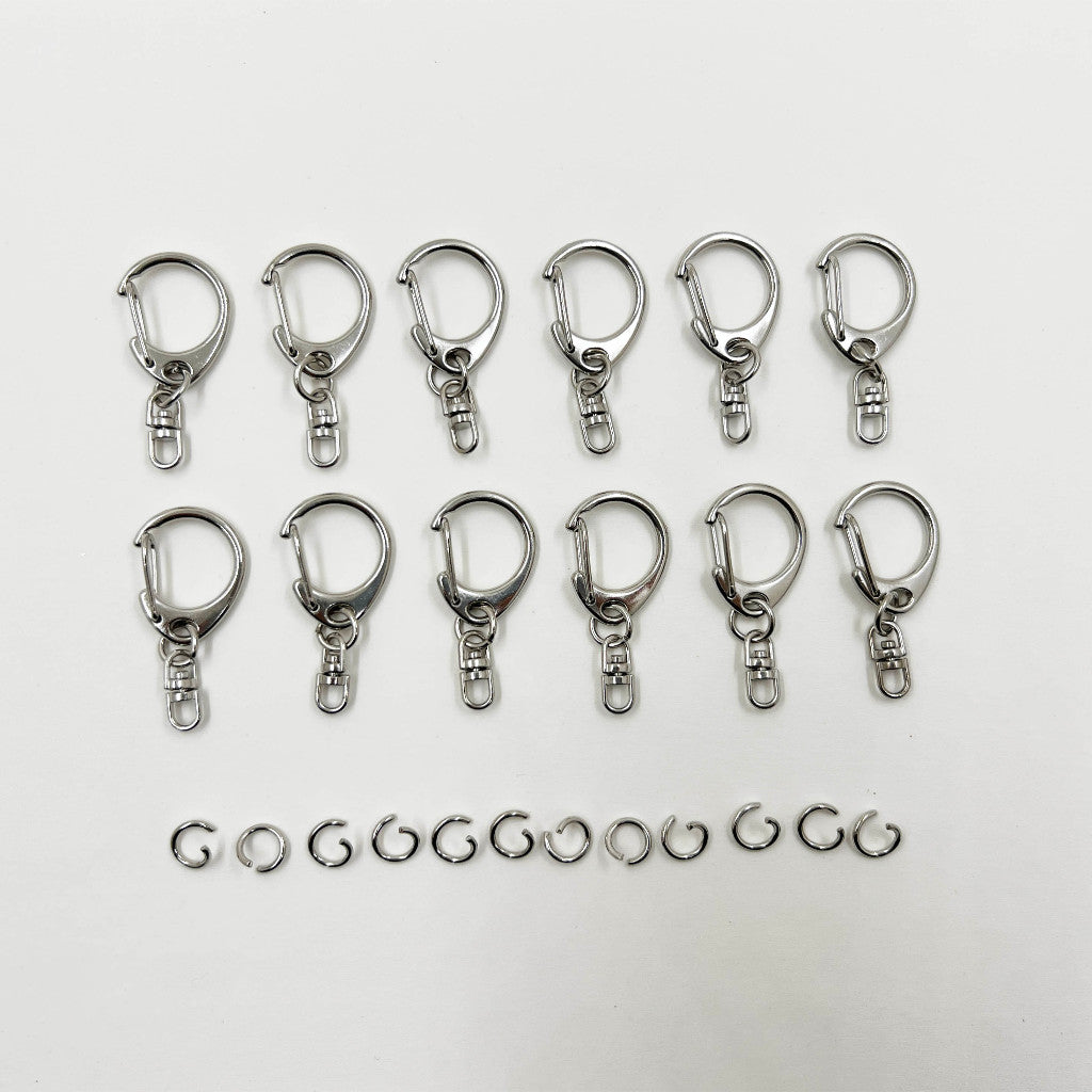 Hinged O Ring / Metal Ring / Jump Ring / Keychain