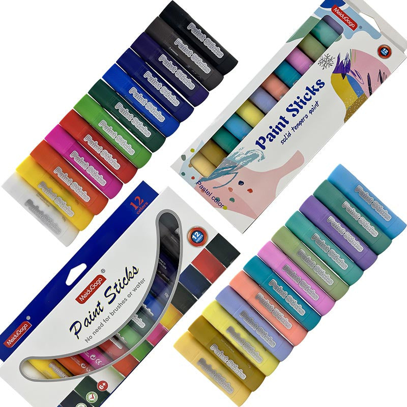 Paint Sticks 12 Colours (Tempera Paint)