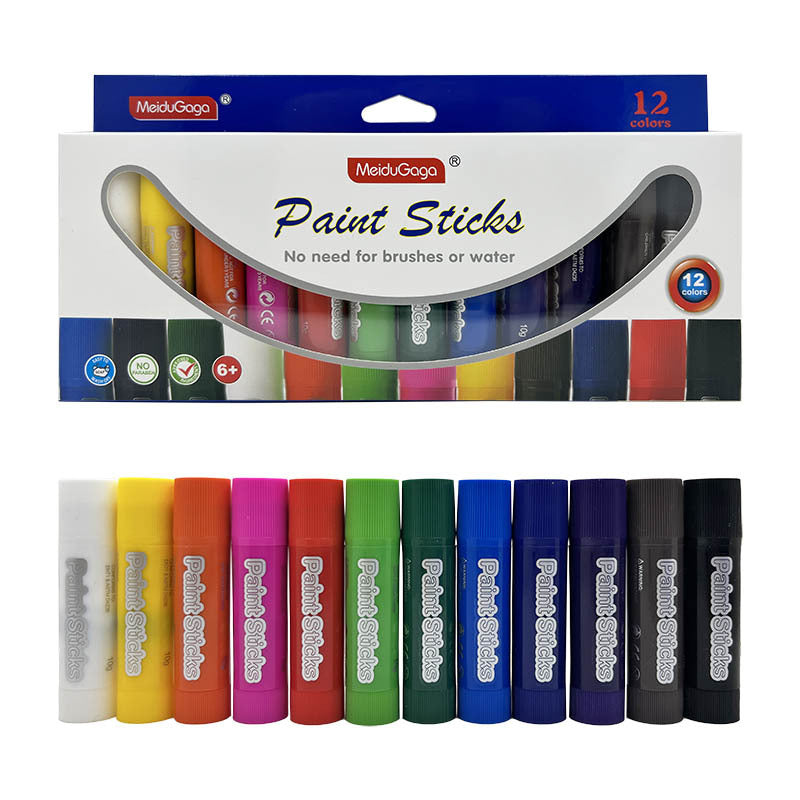 Paint Sticks 12 Colours (Tempera Paint)