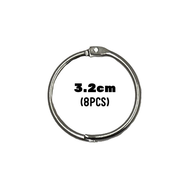 Hinged O Ring / Metal Ring / Jump Ring / Keychain