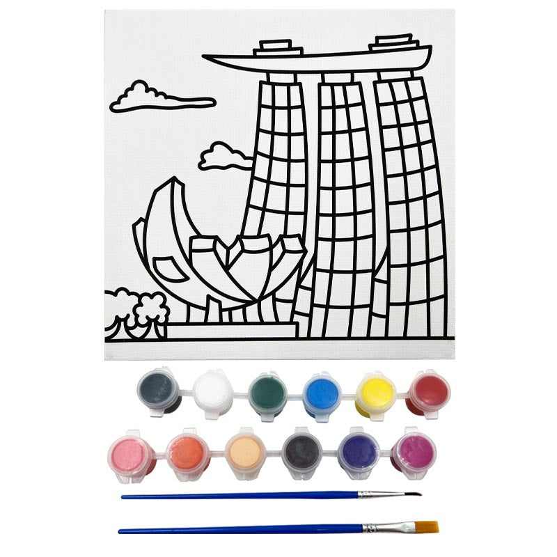 Canvas Panel Painting Set (Singapore Edition)