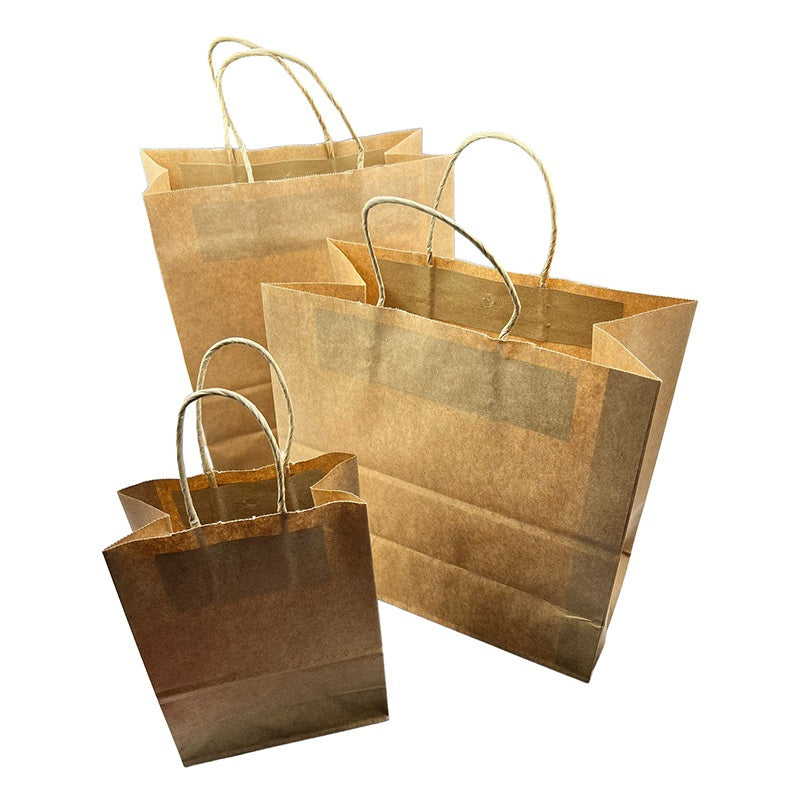 Kraft Paper Bag with Handle (10pcs/pack)