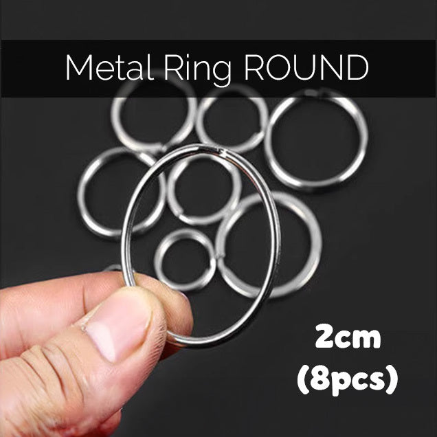 Hinged O Ring / Metal Ring / Jump Ring / Keychain