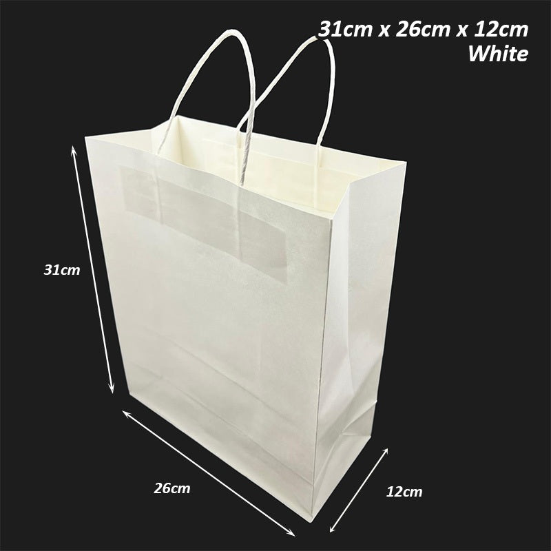 Kraft Paper Bag with Handle (10pcs/pack)
