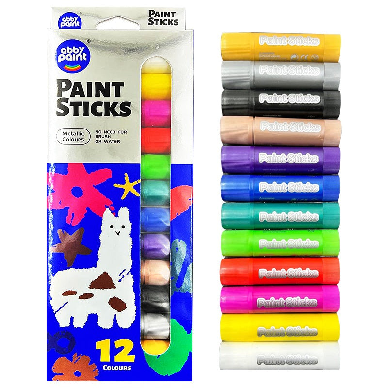 Paint Sticks 12 Colours (Tempera Paint)