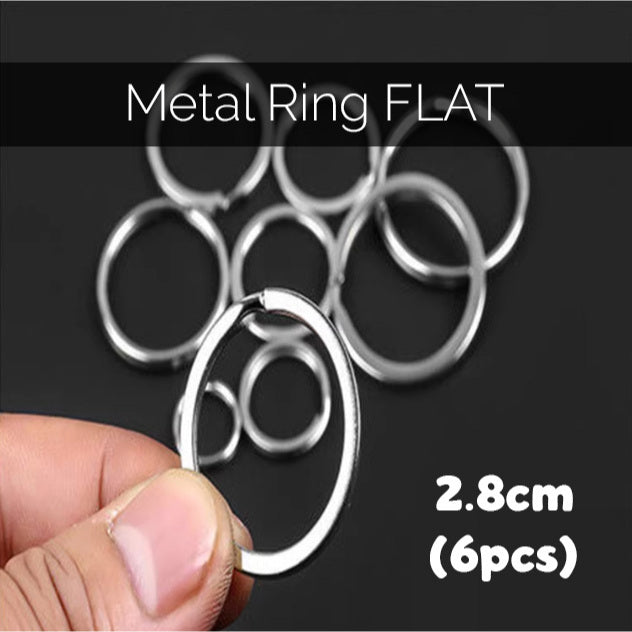 Hinged O Ring / Metal Ring / Jump Ring / Keychain