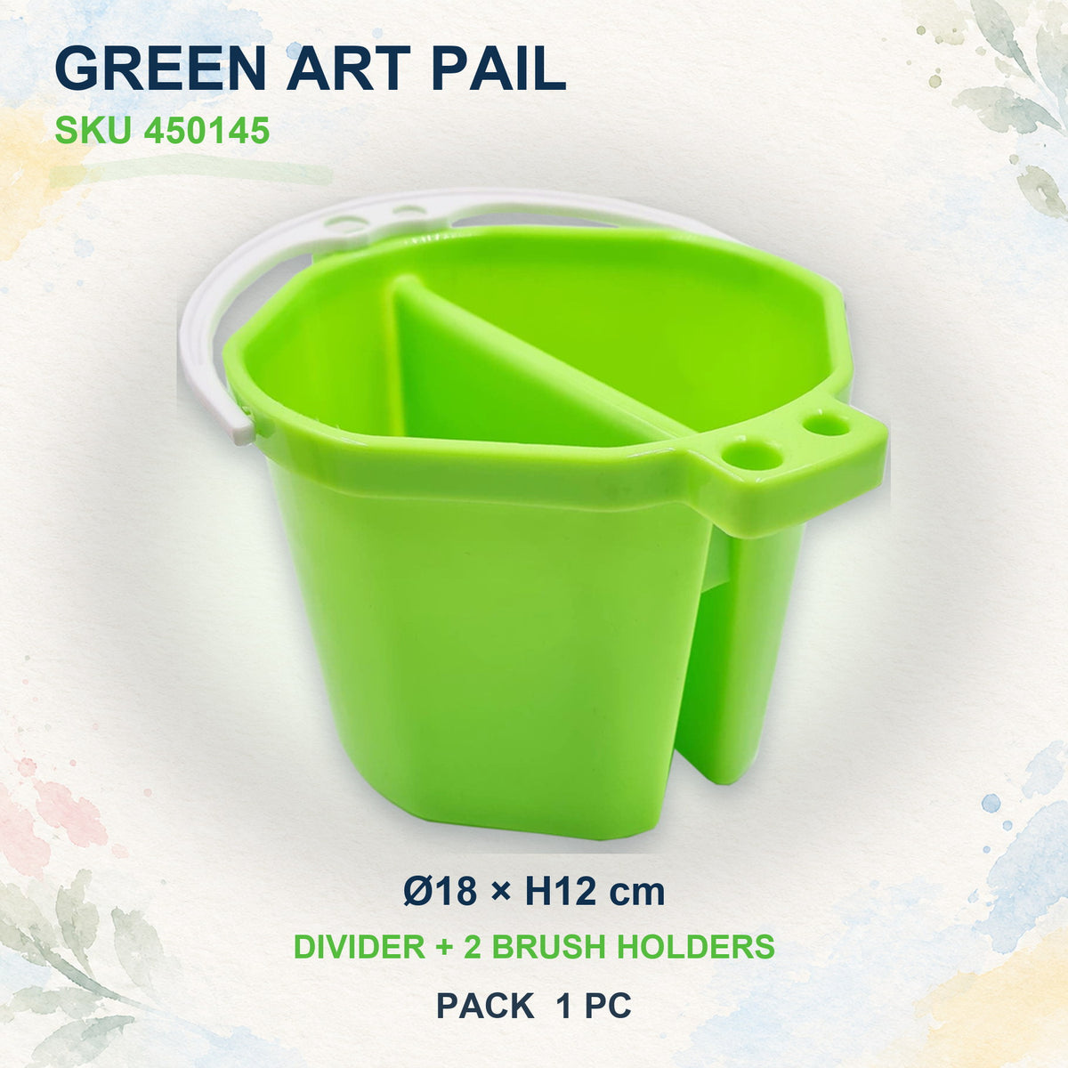 Art Palette and Pails - Green Art Pail (SKU 450145)