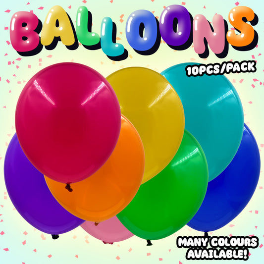 10" Party Balloons (10pcs/pkt)