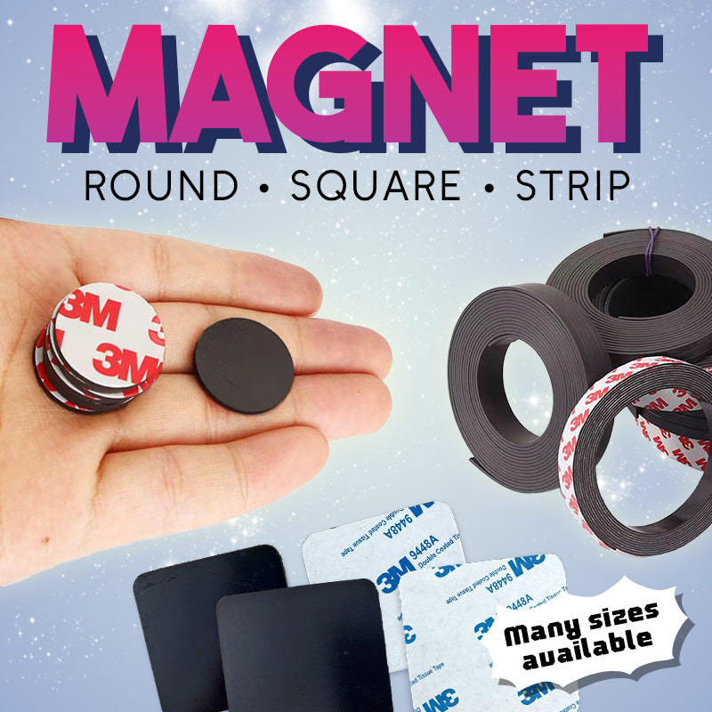 3M Magnet Sticker - Round / Square / Strip