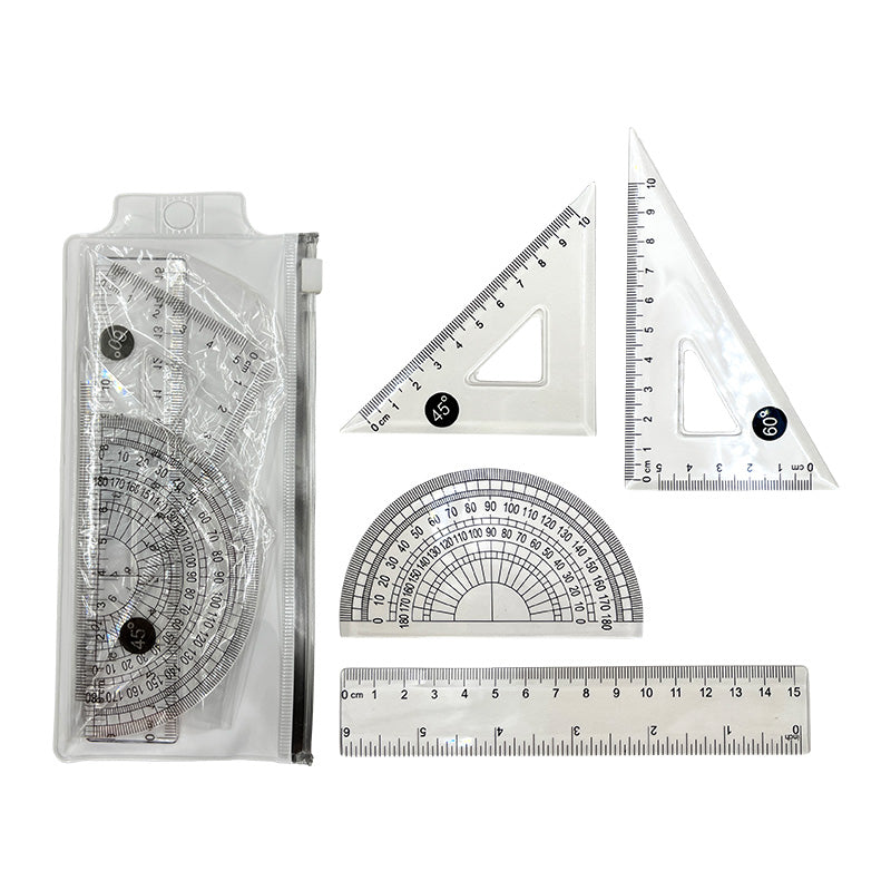 🇸🇬📦🚚 Geometry Ruler | Stencil Ruler | Spirograph | Design Ruler | Mathematical Ruler Set | Protractor | Drawing Ruler