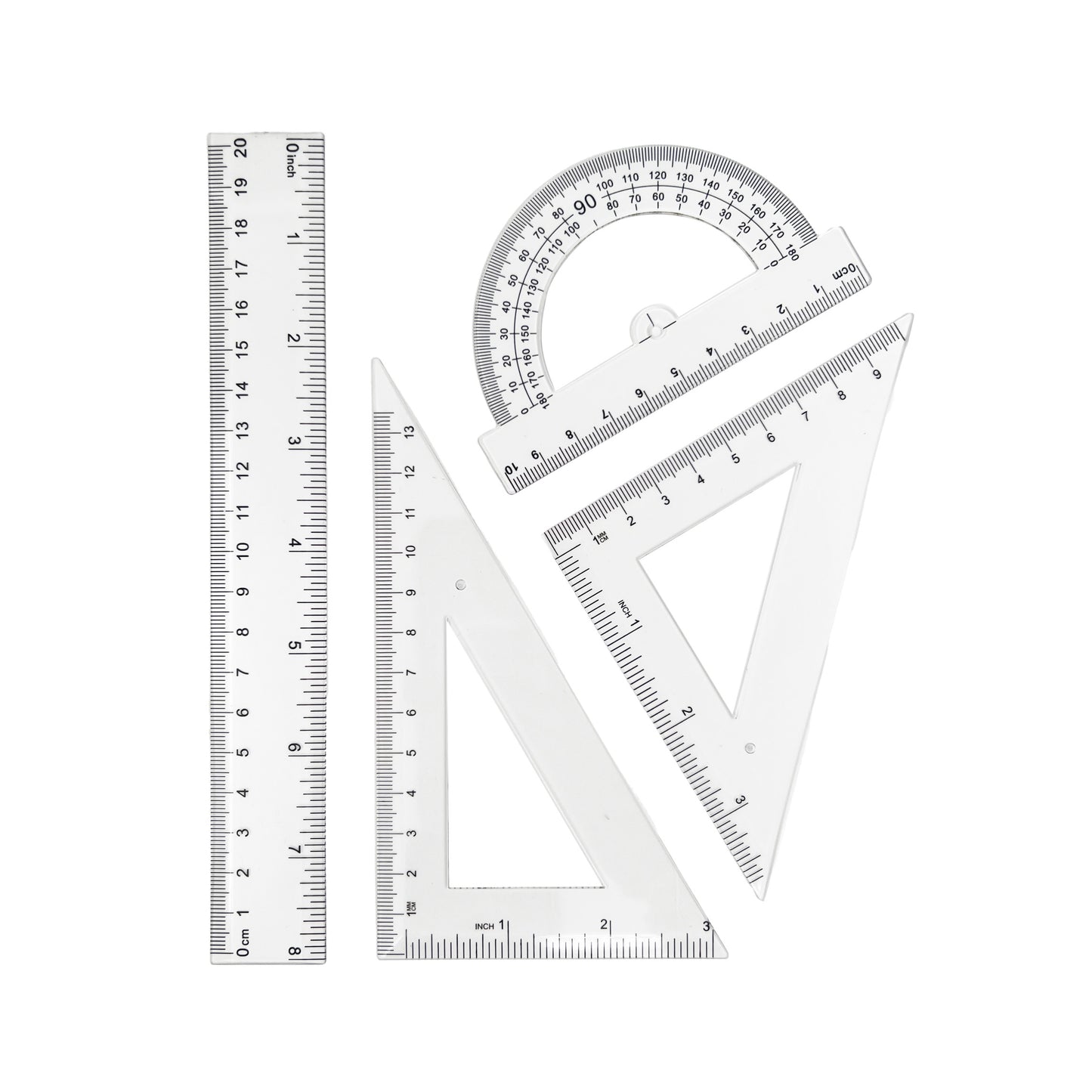 🇸🇬📦🚚 Geometry Ruler | Stencil Ruler | Spirograph | Design Ruler | Mathematical Ruler Set | Protractor | Drawing Ruler