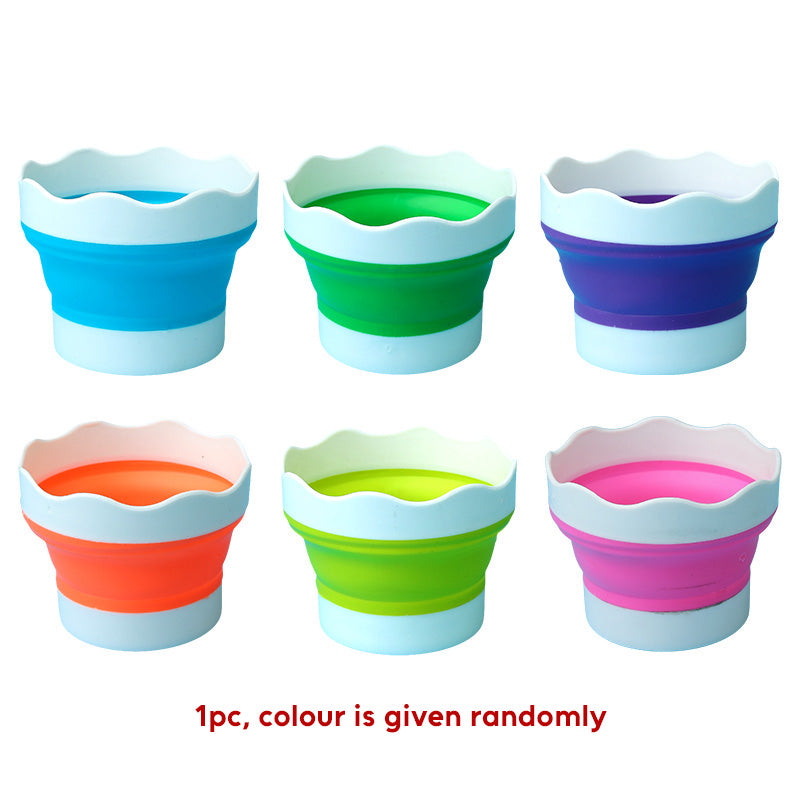 Painting Materials (Nylon Brush / Art Palette / Silicone Pail)