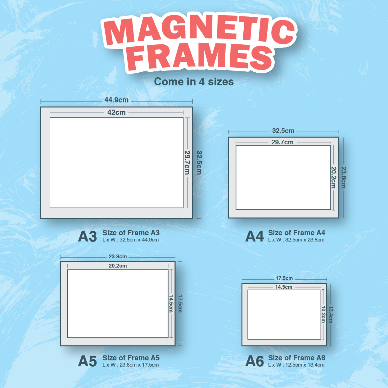 Magnetic Frame (Adhesive) A3/A4/A5/A6