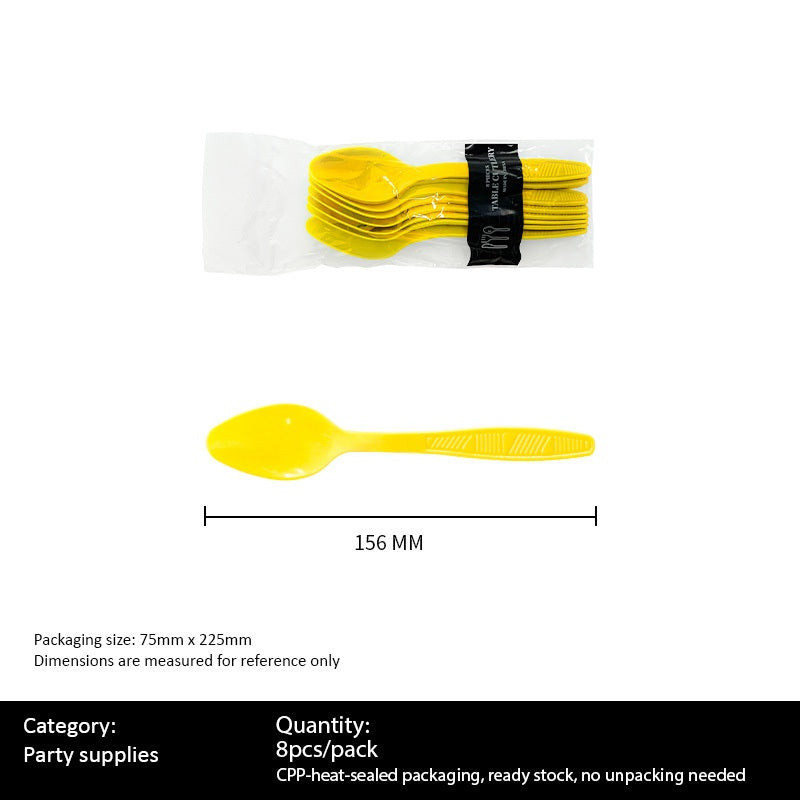Plastic Party Tableware (Spoon / Fork / Knife)