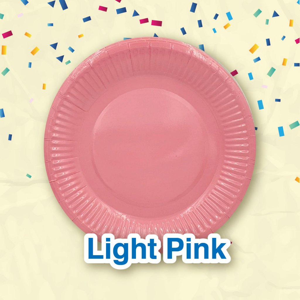 Coloured Paper Plate 7" (10pcs/pkt)
