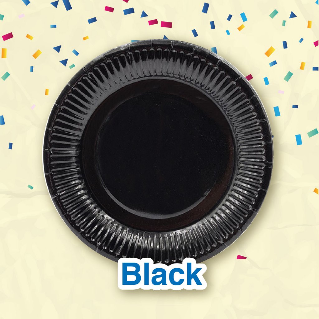Coloured Paper Plate 7" (10pcs/pkt)