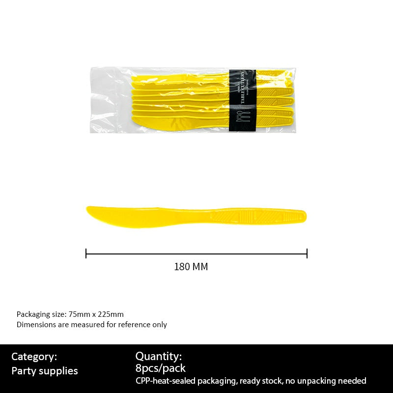 Plastic Party Tableware (Spoon / Fork / Knife)