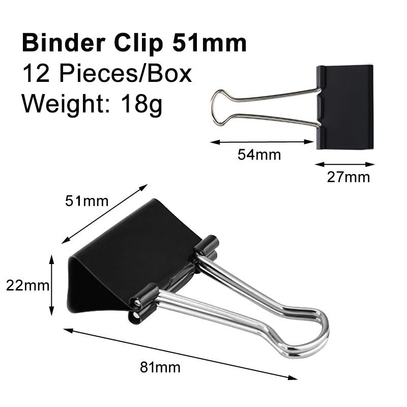 Metal Binder Clip / Paper Clip / Colourful Push Pin