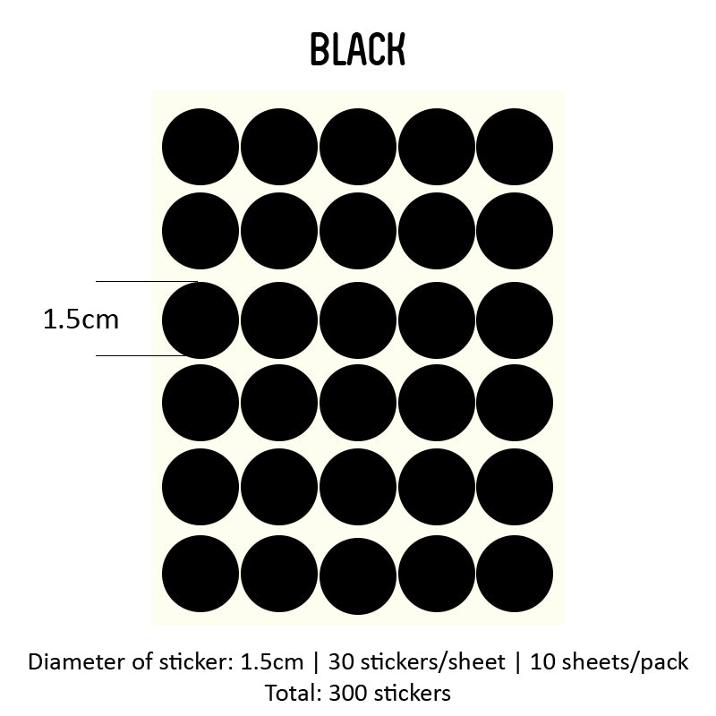 Round Dot Stickers