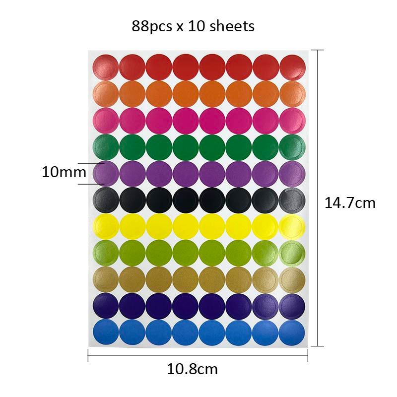 Round Dot Stickers