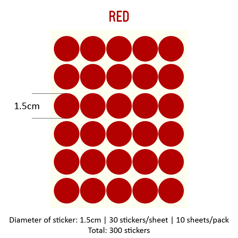 Round Dot Stickers