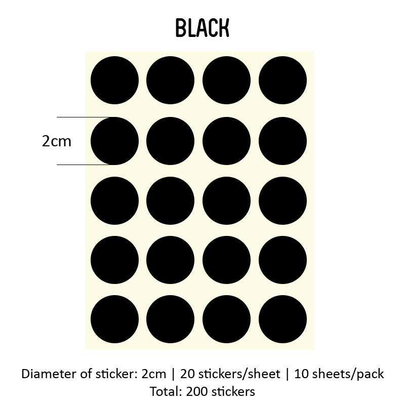 Round Dot Stickers