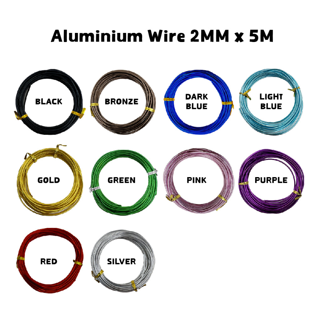 Aluminium Wire 1mm x 2m / 1mm x 5m