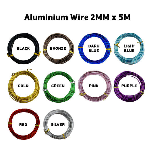 Aluminium Wire 1mm x 2m / 1mm x 5m
